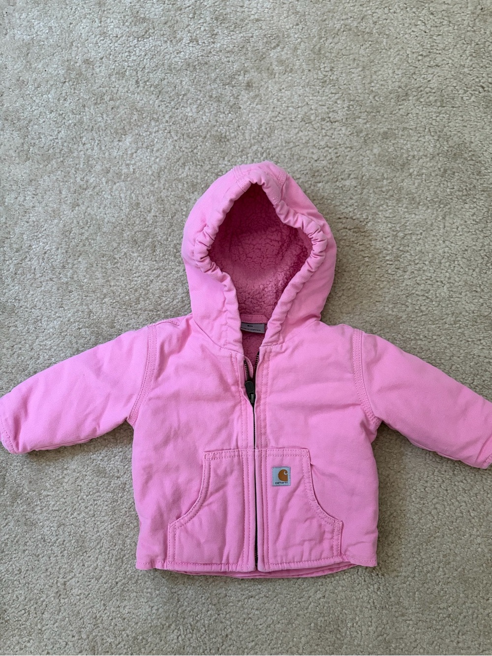 Carhartt Pink Hooded Kids Jacket
